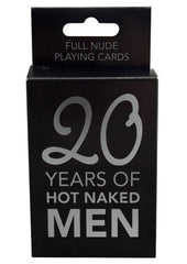 20 Years Of Hot Naked Men Playing Cards