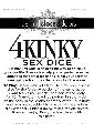 4 Kinky Sex Dice Game