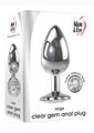 Adam and Eve Clear Gem Anal Plug