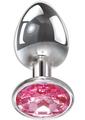Adam and Eve Pink Gem Aluminum Anal Plug
