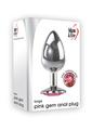Adam and Eve Pink Gem Aluminum Anal Plug