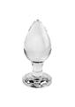 Adam and Eve Pink Gem Glass Plug