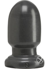 American Bombshell Shell Shock Anal Plug - Grey/Gun Metal - Small
