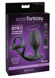 Anal Fantasy Elite Ass-Gasm Gyro-Milk Pro with Remote Control - Black