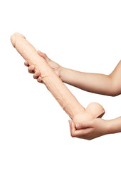 B-Vibe Bone Dildo with Balls and Suction Cup