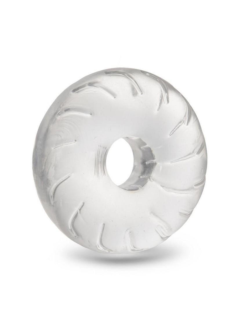 B-Vibe Stretch Tech Drive Ultra Stretchy Cock Ring - Clear