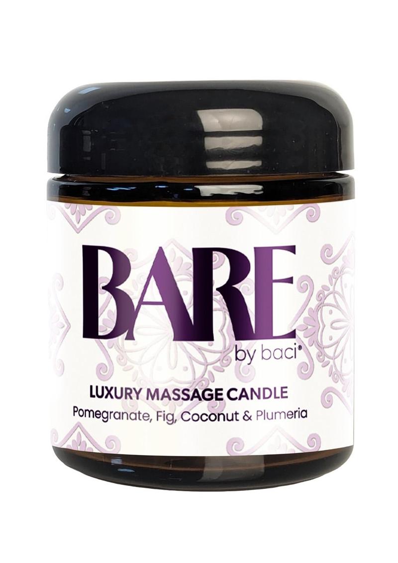 Baci Bare Massage Candle- 4oz Plumeria