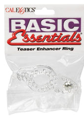 Basic Essentials Teaser Enhancer Cock Ring - Clear