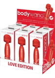 Bodywand Mini Wand Massager Love Edition Counter - Red - 6 Per Display/Display