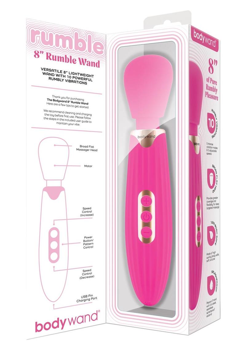 Bodywand Rumble Wand 8 - Hot Pink/Pink