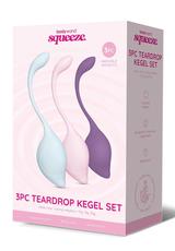 Bodywand Squeeze 3pc Teardrop Kegel Set 37-115g