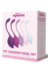 Bodywand Squeeze 5pc Teardrop Kegel Set 37-115g