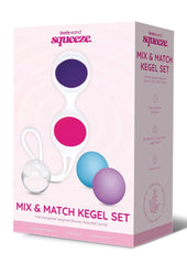 Bodywand Squeeze Mix and Match Kegel Set 15-74g - Blue/Pink/Purple
