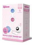 Bodywand Squeeze Vibrating Pelvic Floor Trainer Set 18-29g - Blue/Pink