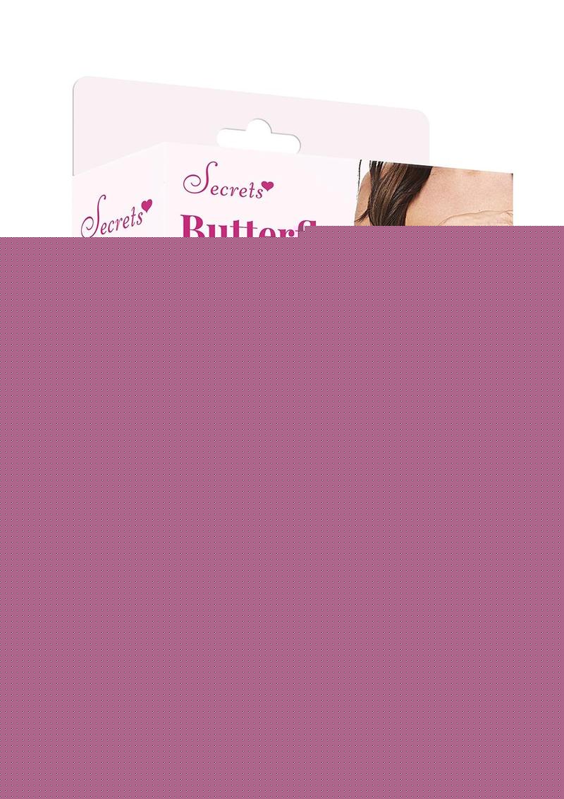 Butterfly Panty Rechargeable Remote Vibe - Black - One Size