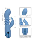 California Dreaming Santa Cruz Coaster Silicone Rechargeable Rabbit Vibrator