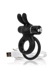 Charged Ohare Rechargeable Silicone Waterproof Rabbit Cock Ring