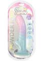 Cotton Candy Powder Puff Mini Silicone Dildo - Multicolor