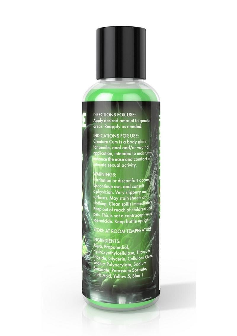 Creature Cum Green Unscented Jizz Water Based Lubricant - Green - 4oz