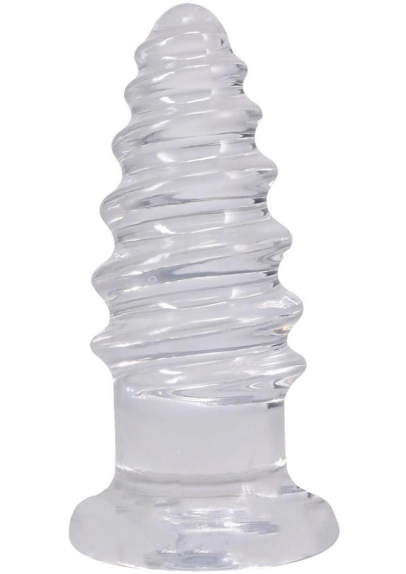 Crystal Jellies Anal Twist - Clear - 7in