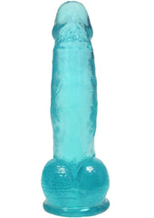 Crystal Jellies Curved Realistic Cock with Balls