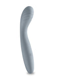Desire Sonata Rechargeable Silicone G-Spot Vibrator - Gray/Grey
