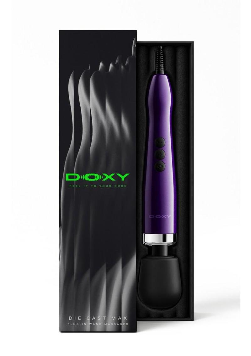 Doxy Die Cast Max Plug-In Body Wand - Purple