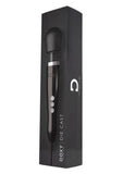 Doxy Die Cast Wand Metal Plug-In Vibrating Body Massager - Black/Metal