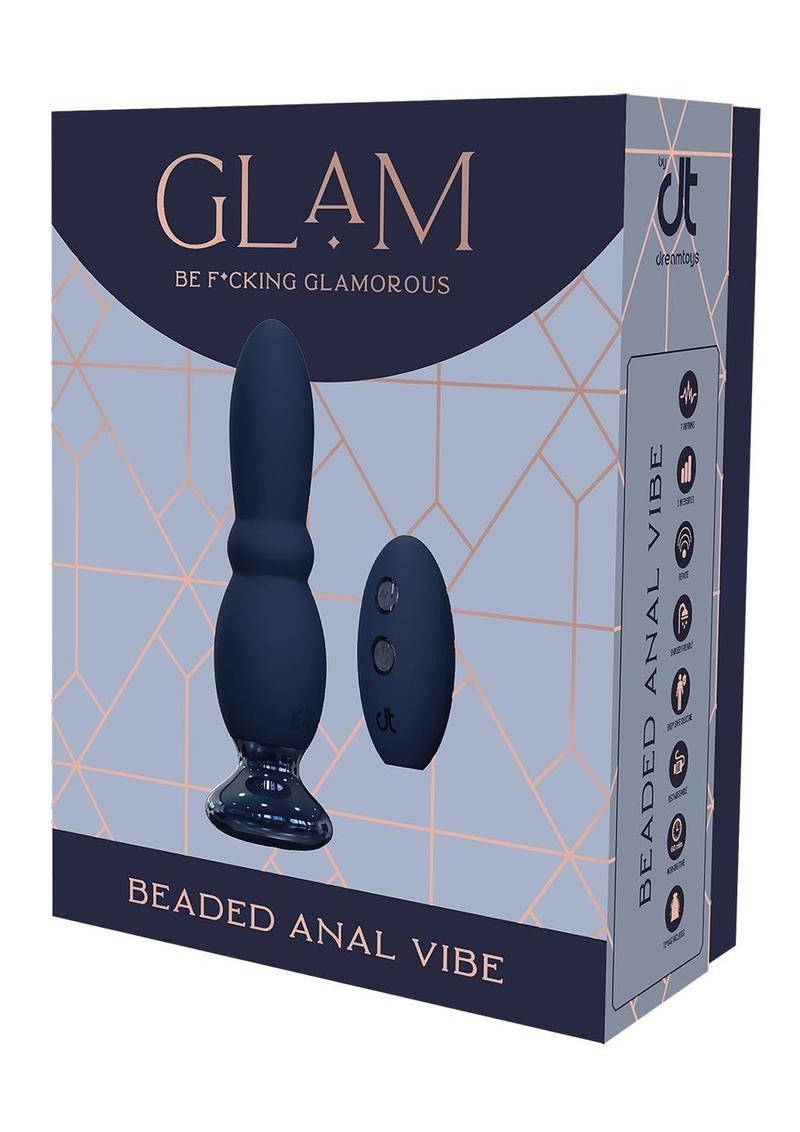 Dreamtoys Glam Beaded Anal Vibe - Blue