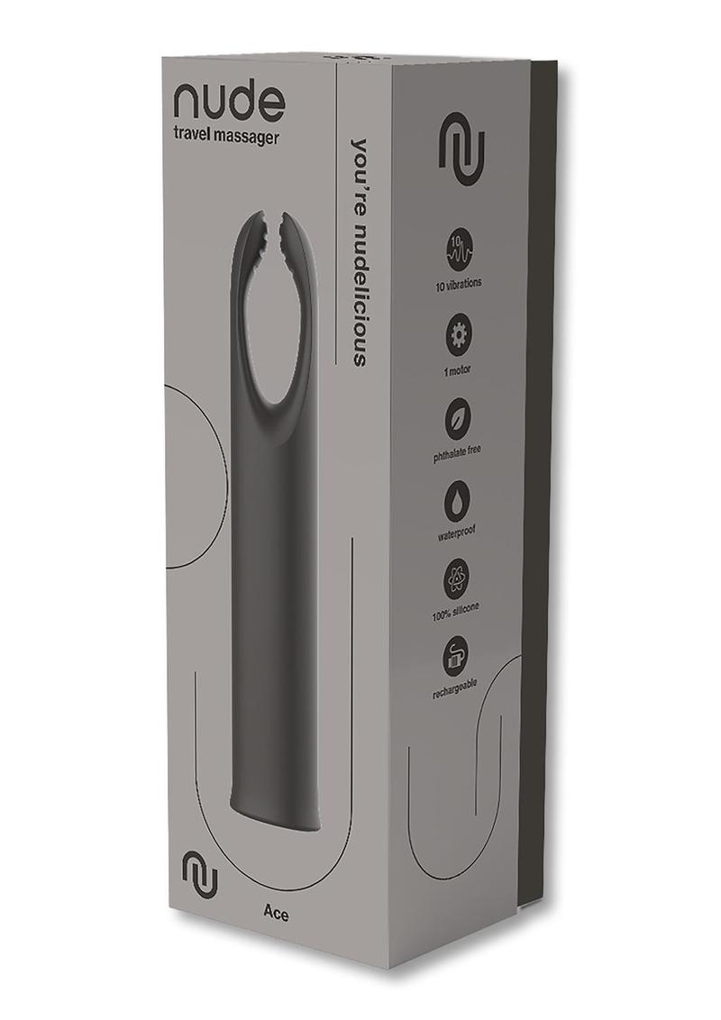 Dreamtoys Nude Ace Travel Massager - Grey