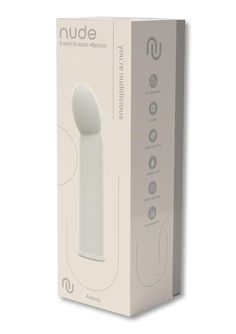 Dreamtoys Nude Aulora Travel G-Spot Vibe - Grey