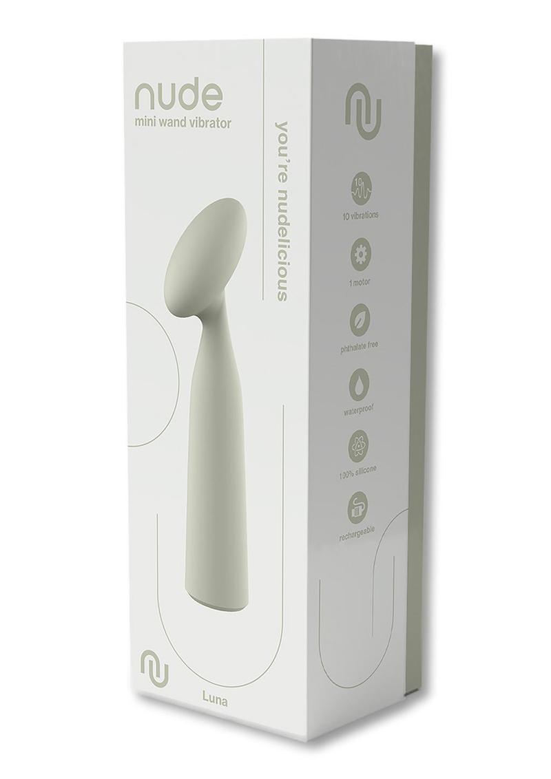 Dreamtoys Nude Luna Mini Wand Vibe - Grey
