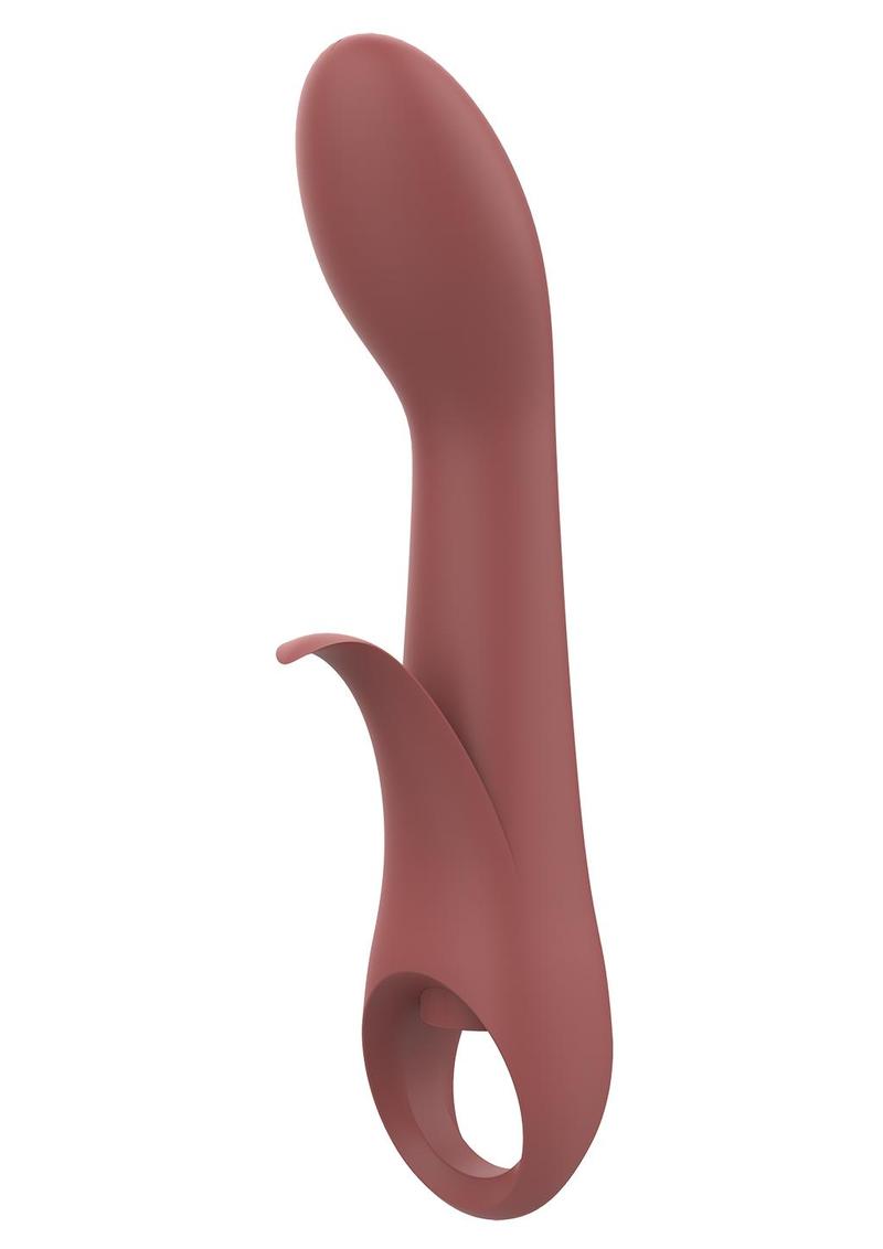 Dreamtoys Nude Sierra G-Spot Duo Vibe - Orange