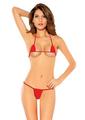 Eat Me Gummy Thong and Bra Strawberry Red One Size Fits All