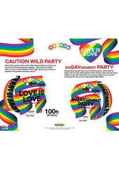 Engaygement Party Tape - Multicolor - 100ft