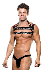 Envy Logo Harness - Black/White - Medium/Small