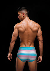 Envy Rainbow Pride Brief-Blue-Sm