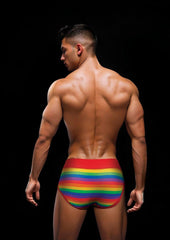 Envy Rainbow Pride Brief-Red-Lxl