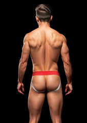 Envy Rainbow Pride Jock-Red-Ml