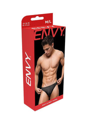 Envy Sexy Slinky Thong Black Ml