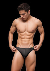 Envy Sexy Slinky Thong Black Sm