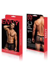 Envy Snap Down Mesh Boxer Briefblack-M/L
