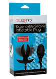 Expandable Silicone Inflatable Plug - Black