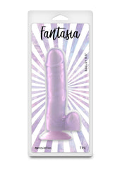 Fantasia Ballsy Dildo - Purple - 6.5in