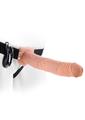 Fetish Fantasy Series Vibrating Hollow Strap-On Dildo and Harness with Remote Control