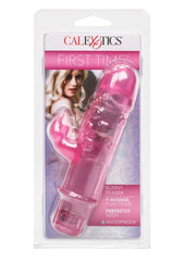 First Time Bunny Teaser Vibrator Waterproof - Pink