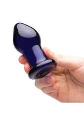 Glas Rechargeable Remote Controlled Vibrating Glass Butt Plug