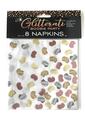 Glitterati Boobie Party Napkins - Multicolor - 8 Per Pack
