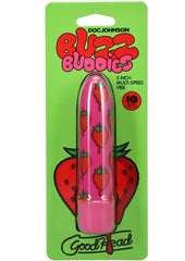 Goodhead Buzz Buddies Strawberries 5in Vibe - Pink/Red