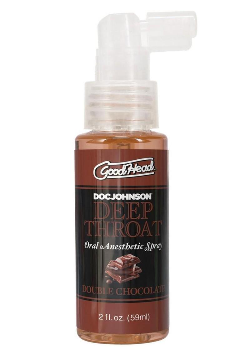 Goodhead Deep Throat Oral Anesthetic Spray Double Chocolate - 2oz